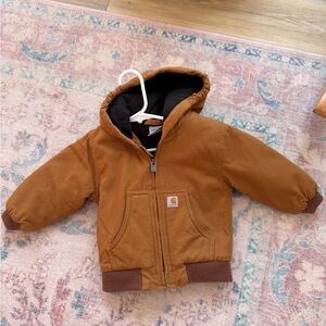 Carhartt Tan Hooded Jacket